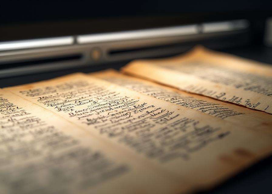 Historical document digitization process
